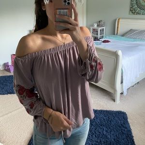 AE off the shoulder top